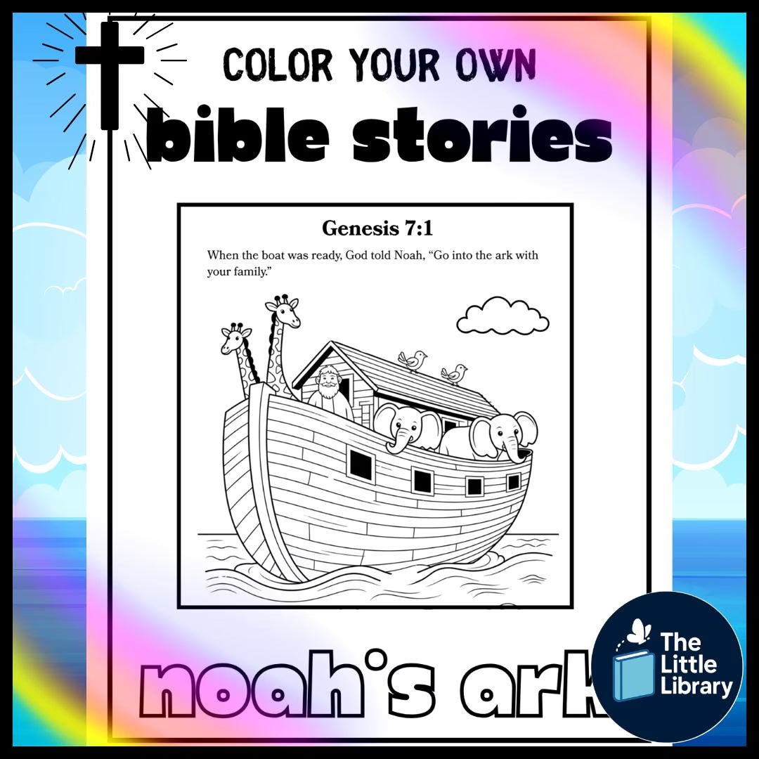Noahs Ark for Kids Noahs Ark Coloring Pages Bible Stories for Kids Bible Study Church VBS Vacation Bible School Activities Sunday School Kid