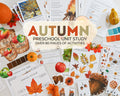 Autumn Preschool Unit Study | Fall Pre-k Printable Curriculum, Autumn Kindergarten Activities