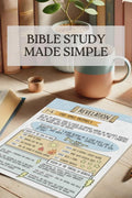 Homeschool Bible Study PDF | Christian Homeschool Curriculum | Bible Learning Pages | Kids Bible Worksheets | Scripture Printables