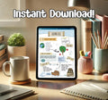 Homeschool Bible Study PDF | Christian Homeschool Curriculum | Bible Learning Pages | Kids Bible Worksheets | Scripture Printables