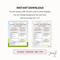 Editable Classroom Newsletter Template Printable Teachers Letter School Newsletter Elementary Preschool Kindergarten Retro Rainbow Classroom