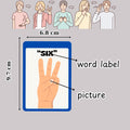 Sign Language Flashcards, ASL Alphabet, Daily Words and Numbers, Printable Beginner PDF Set, Learn American Sign Language for Kids