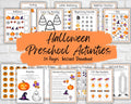 Printable Halloween Preschool Activity Bundle