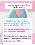 The Kit for Tidy Up Tula,desk fairy,respect,responsibility,tidinessTidy Up Tula,respect,tidy fairy kit,cleaning fairy,fairy door, school,kit