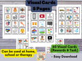First Then Board ToolKit With Visual Cards | Printable | Autism Special Education Task Completion | Task, Routines and Rewards