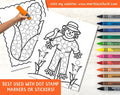 Fall Dot Marker Printable, Fall Do a Dot Activity, Dot Marker Coloring Pages, Fine Motor Activity, Preschool Skills, Fall Dot Marker Sheets