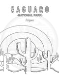 Saguaro National Park Coloring Sheet (8.5