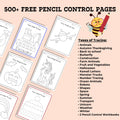 60 000+ Preschool Pre-K + Kindergarten Learning Bundle, Activity Worksheets, Alphabet, Numbers, Shapes, Colors, Coloring pages, Do a Dot