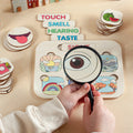 Educational wood toys, Five Senses matching cards, educational toys, Montessori toys toddler toys gifts for kids toys and games Waldorf toys