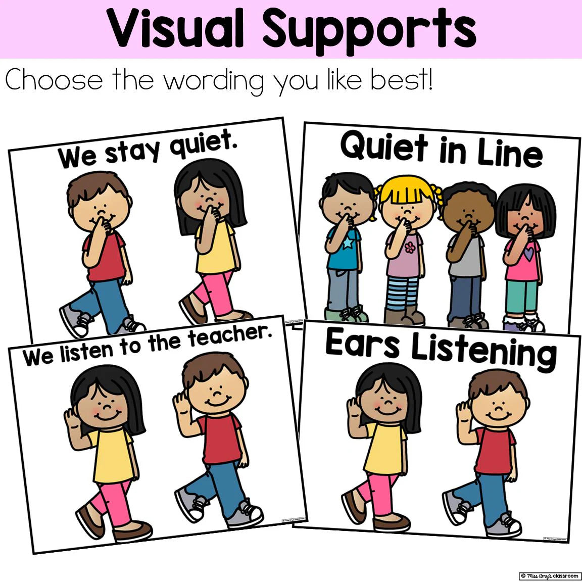 Preschool Classroom Rules Bundle | Posters, Mini Books & Behavior Expectations | Back to School Printables