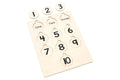 Numbers Board | Montessori Materials | Counting Board | Educational Material