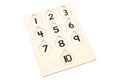 Numbers Board | Montessori Materials | Counting Board | Educational Material