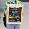 First Day of School Sign, First Day of Kindergarten Sign, 1st Day of Preschool, Back to School Chalkboard, Reusable, First and Last Day Sign