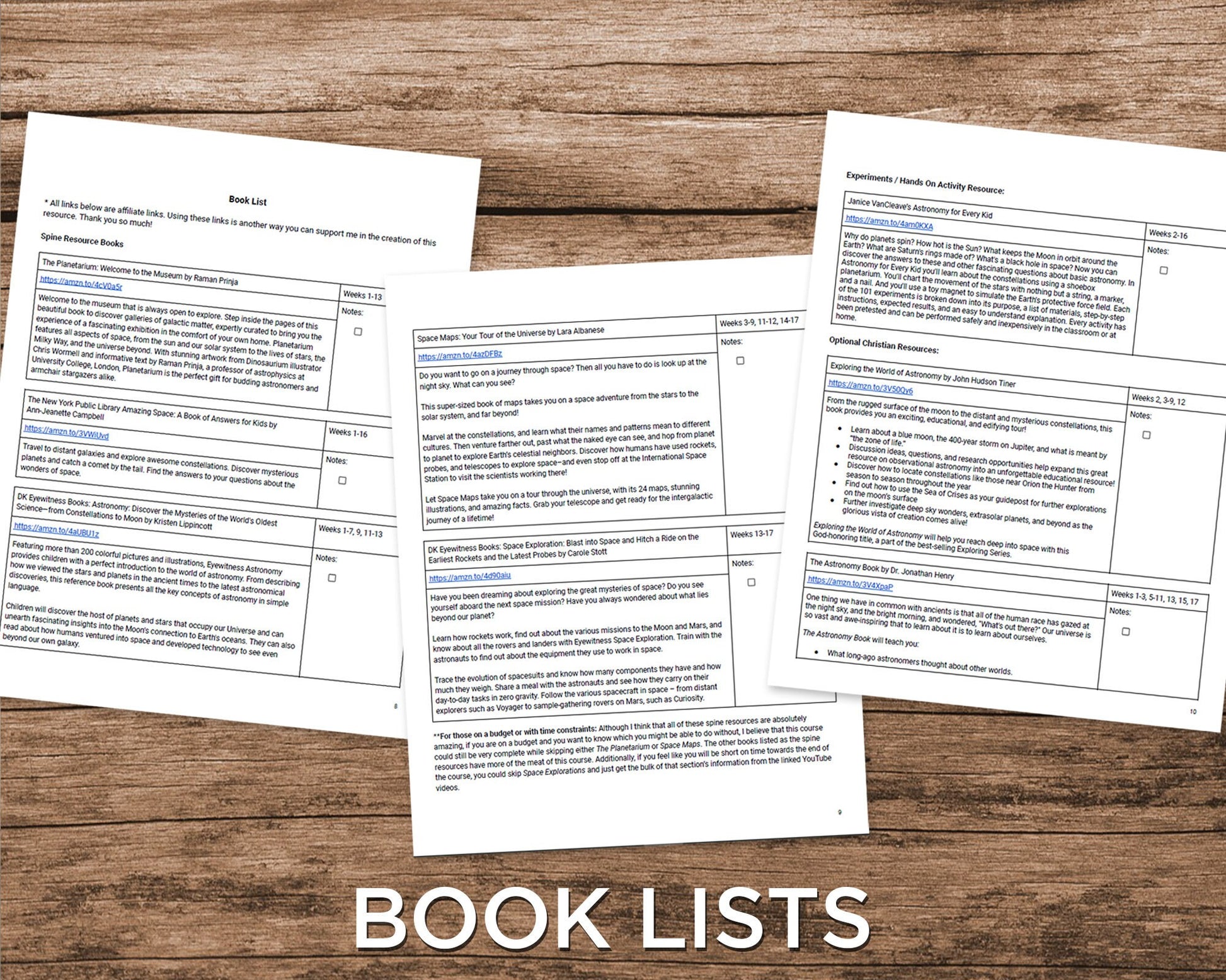 Astronomy Course for 5th, 6th, 7th, and 8th Grade | Multisensory, Literature-Based Curriculum Guide for the Middle Grades