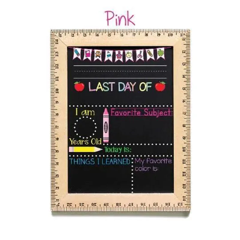 First Day of School Sign, First Day of Kindergarten Sign, 1st Day of Preschool, Back to School Chalkboard, Reusable, First and Last Day Sign