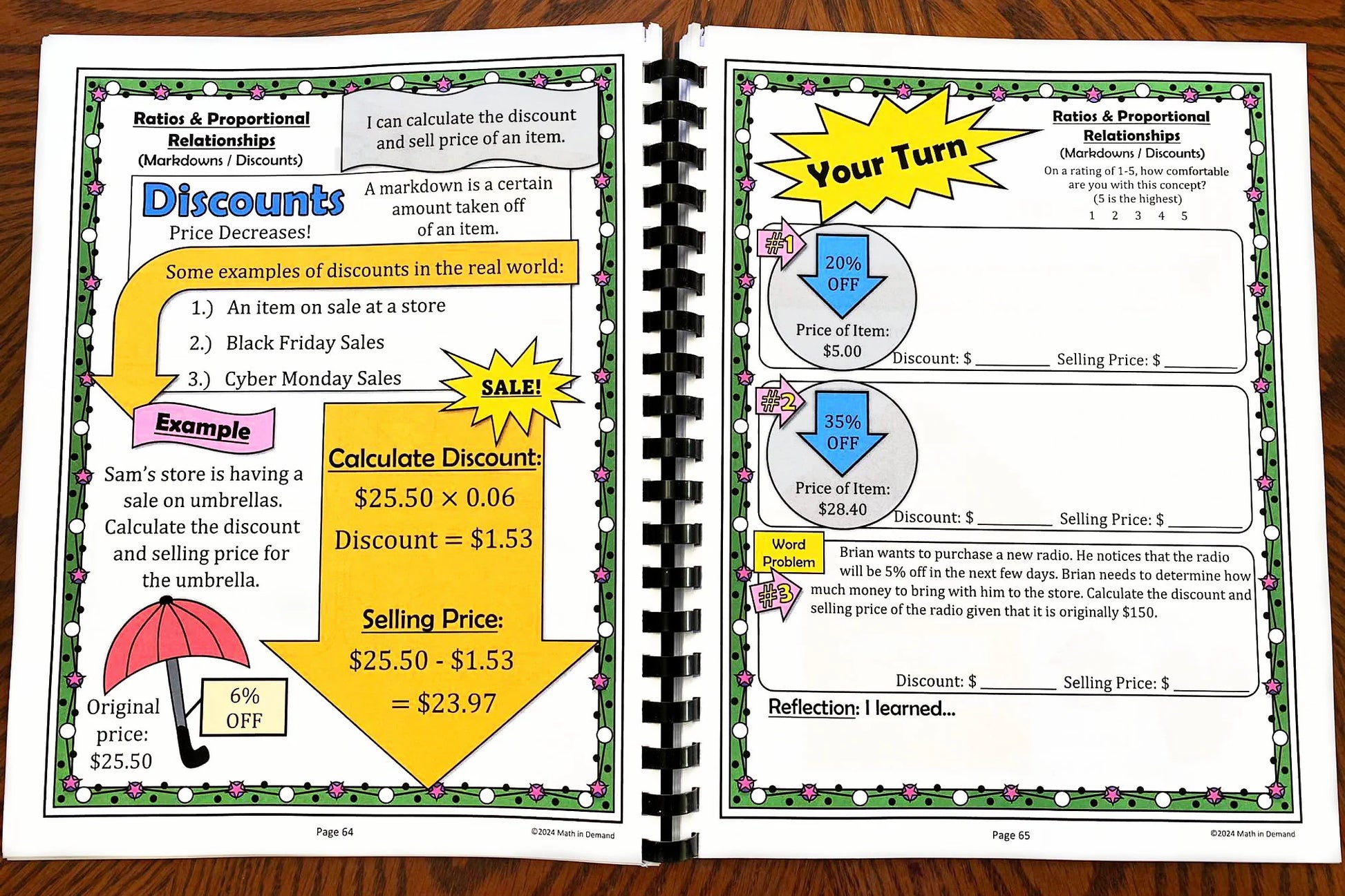 7th Grade Math Workbook
