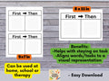 First Then Board ToolKit With Visual Cards | Printable | Autism Special Education Task Completion | Task, Routines and Rewards