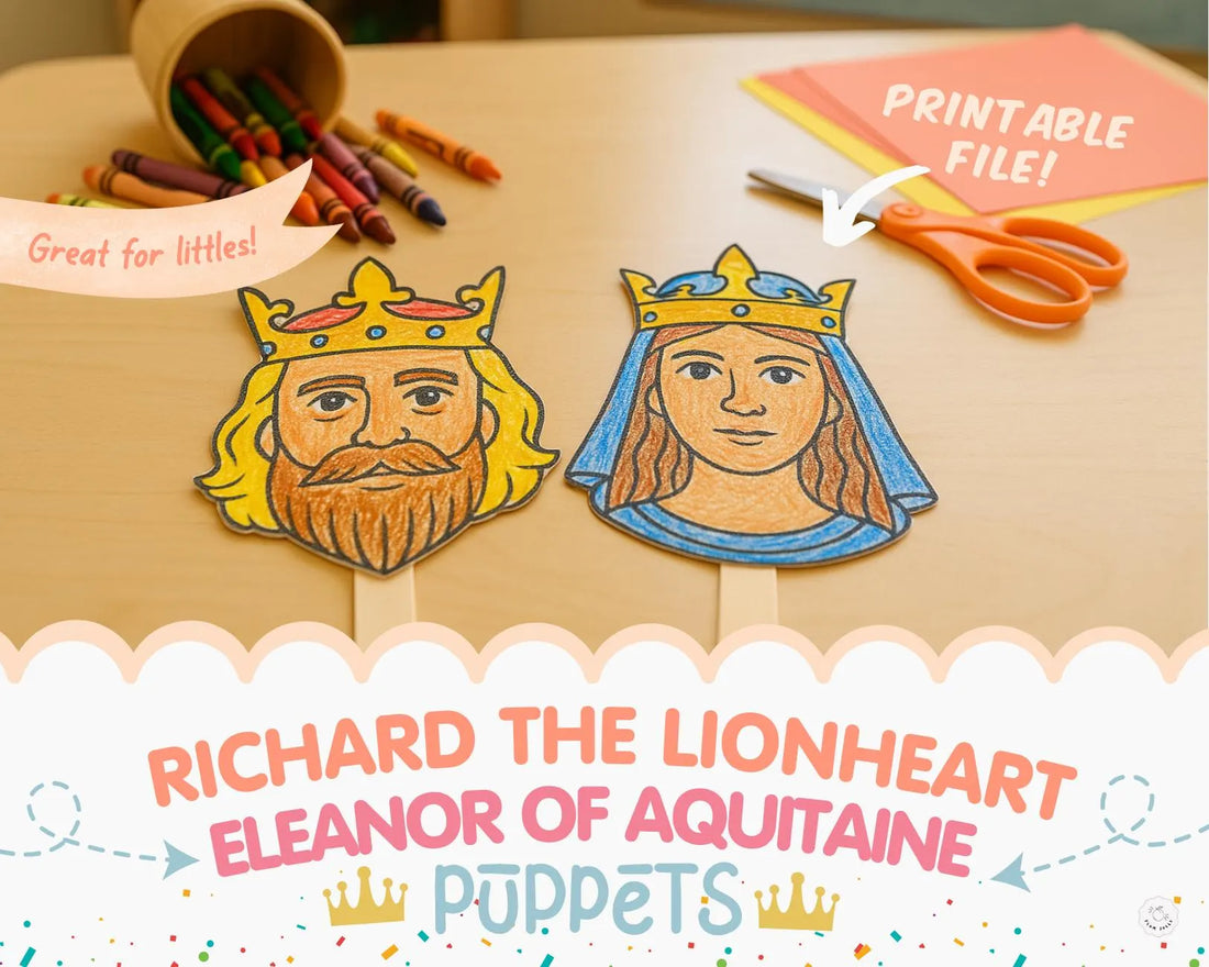 Cycle Two History Craft Printable Puppet