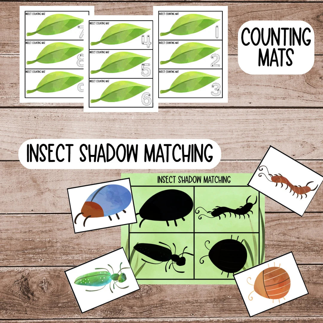 Insect Unit Study, Preschool Curriculum, Preschool Printable, Preschool Learning, Preschool Education, Montessori Materials, Homeschool