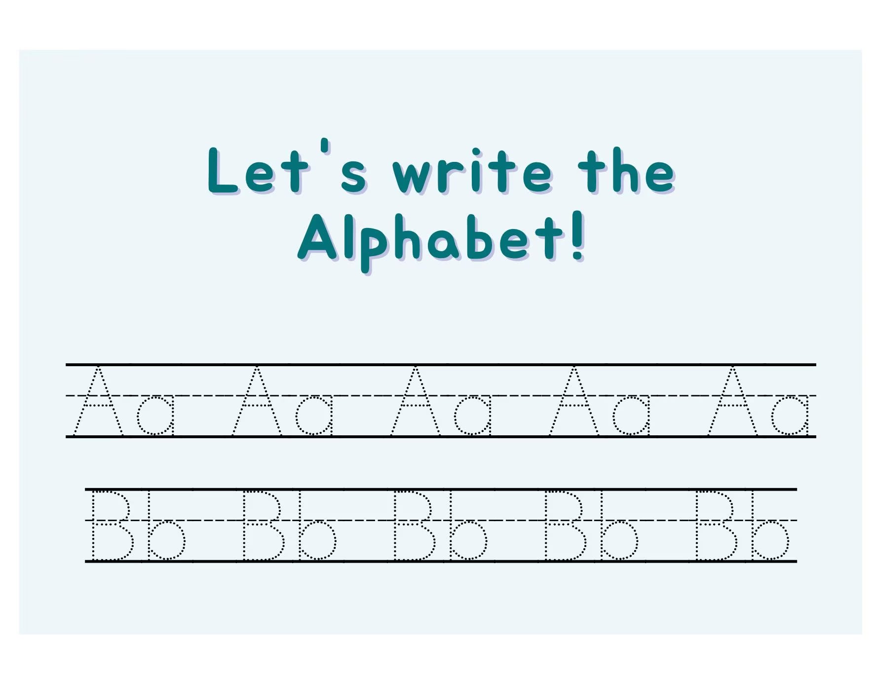 Trace the Alphabet