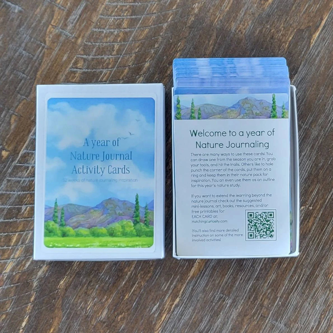 A Year of Nature Journaling Activity Cards