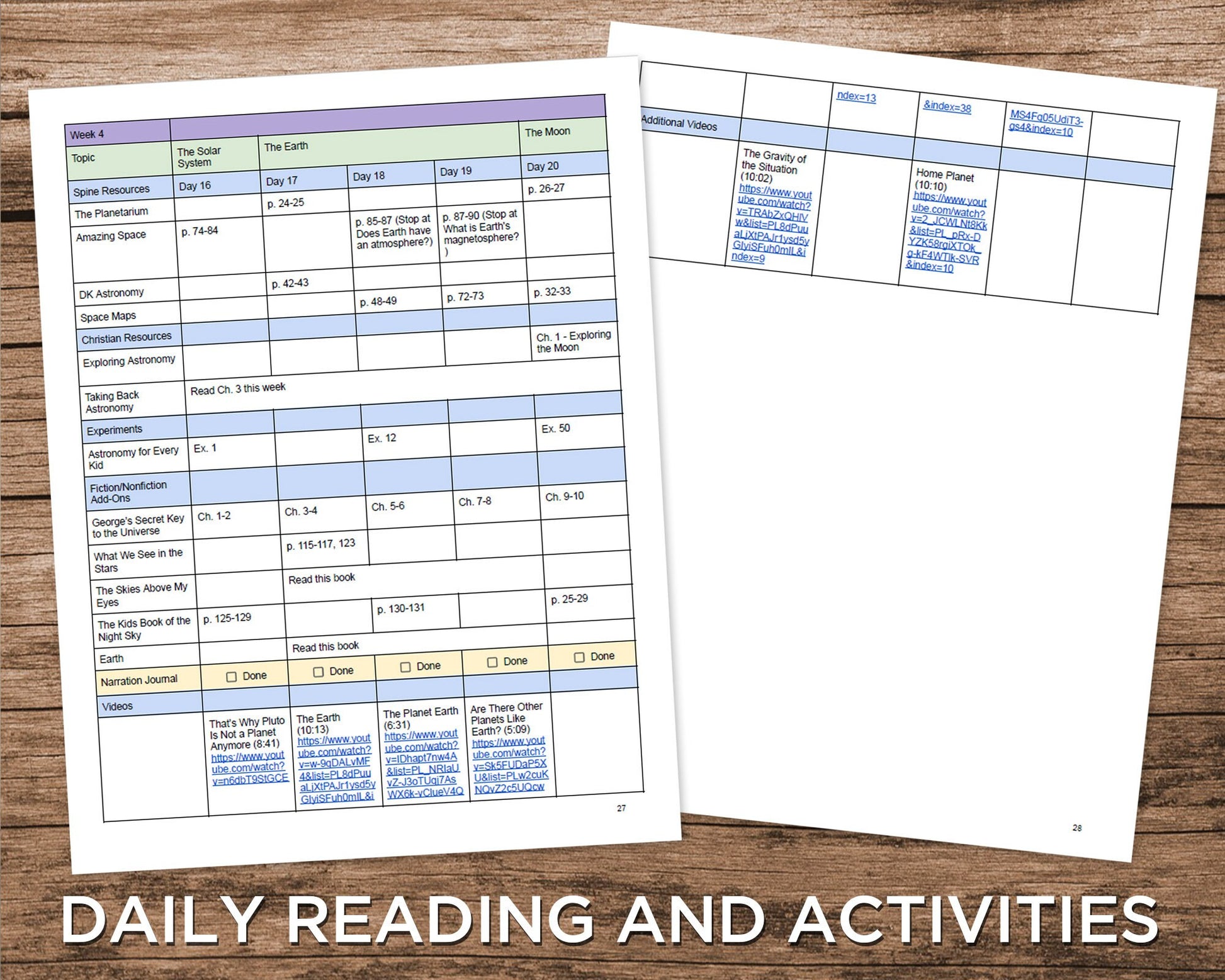 Astronomy Course for 5th, 6th, 7th, and 8th Grade | Multisensory, Literature-Based Curriculum Guide for the Middle Grades
