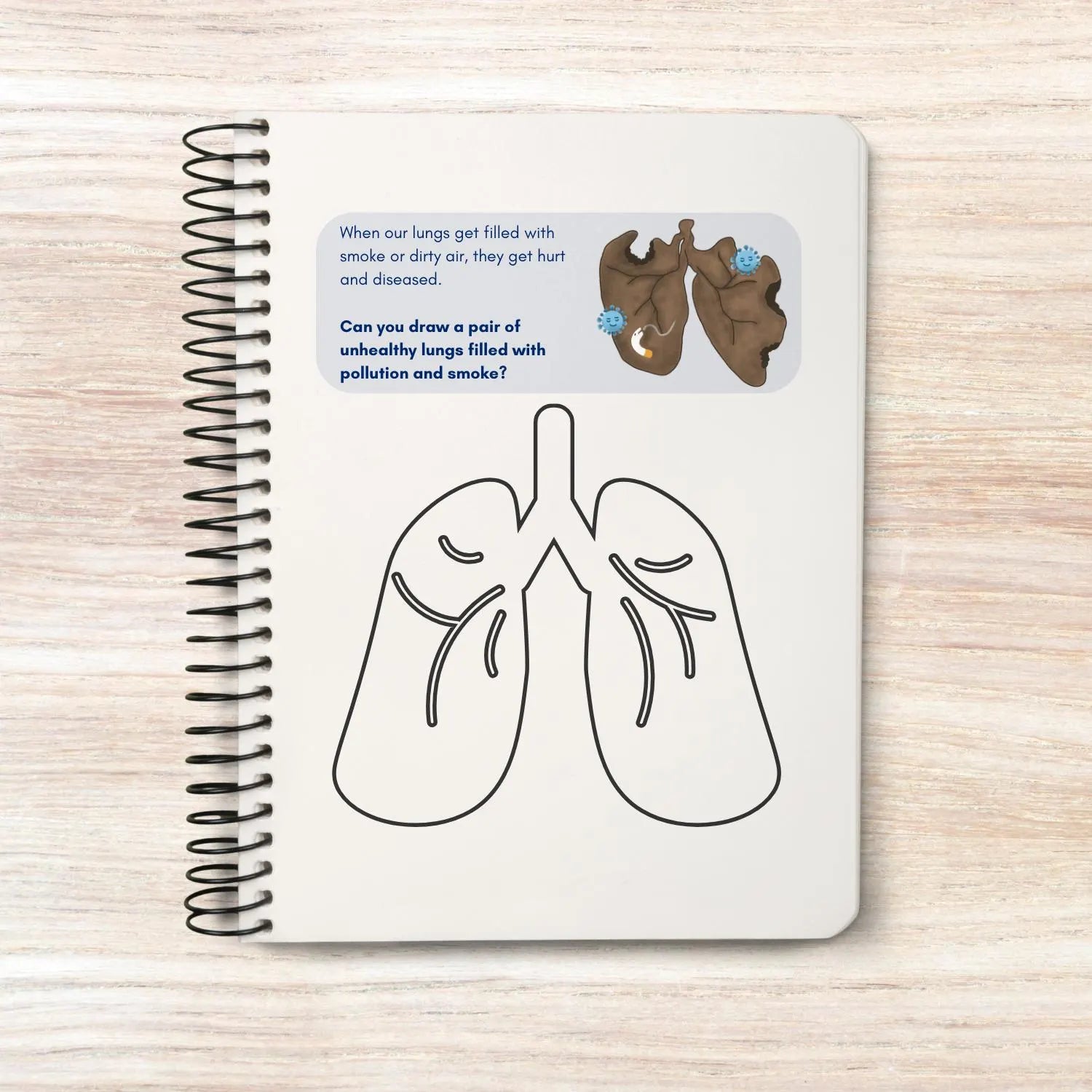 Respiratory activity book | Printable Worksheets | Homeschool Resources | Anatomy Curriculum | Learning Activities | STEM for kids
