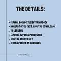 PRINTED Anatomy Workbook for Christian Homeschool Middle School Science Resource Guide for Challenge A and Classical Homeschooler Human Body