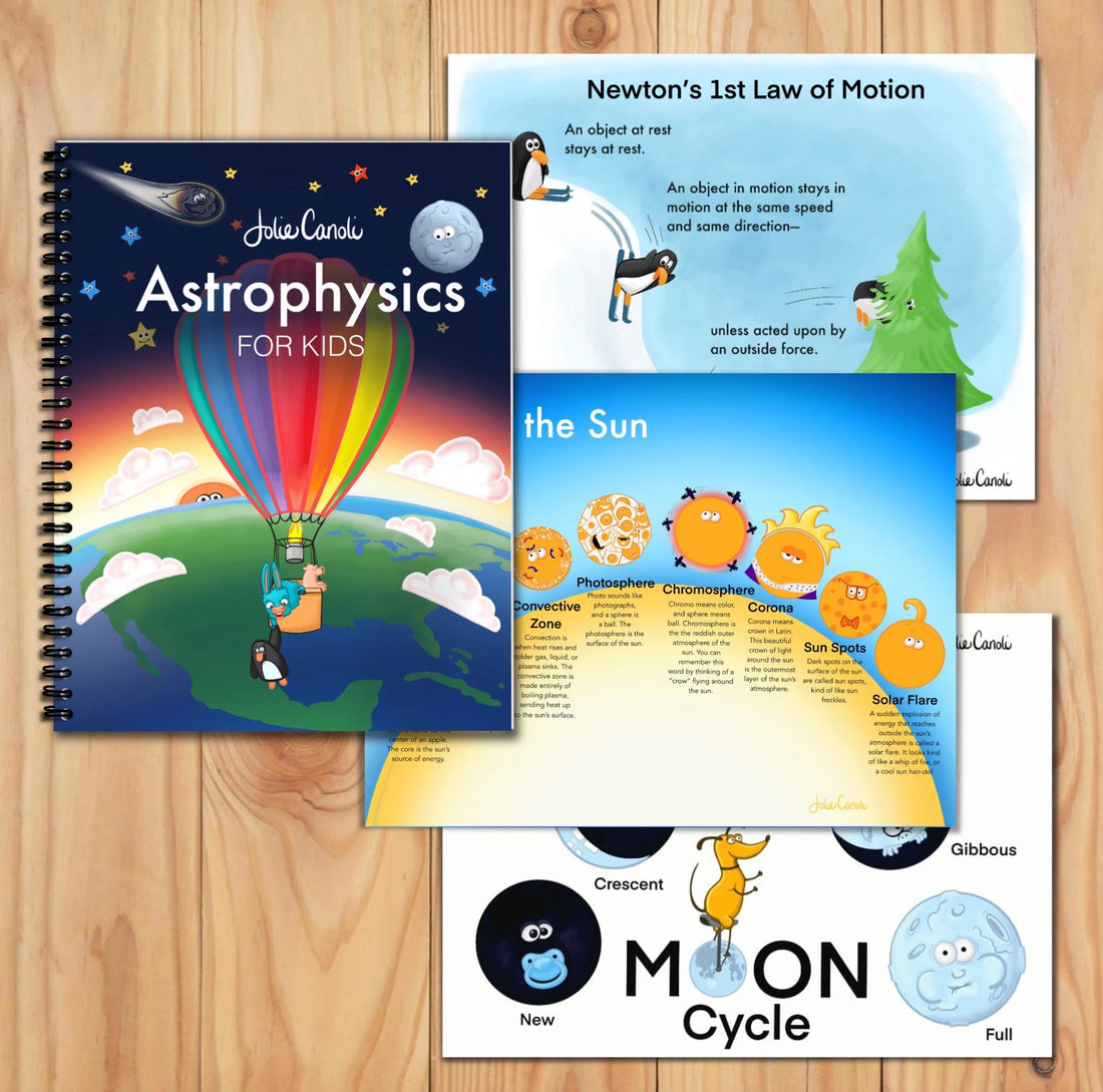 Astrophysics for Kids! Science workbook and posters, Classical Conversations Cycle 2 friendly