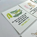 Scripture Alphabet Flash Cards, Bible Memory Verse Cards, ABC Preschool Cards Set, Homeschool ABC Set, Kids Easter Gift, Baptism Gift