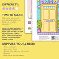 Printable DIY project Dream Dollhouse with Paper Dolls Busy Book & Activities for Kids PDF