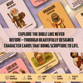 Bible Character Cards for Kids – Printable Christian Flashcards with Verses | Faith Learning Tool for Families & Sunday School