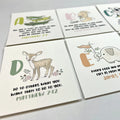Scripture Alphabet Flash Cards, Bible Memory Verse Cards, ABC Preschool Cards Set, Homeschool ABC Set, Kids Easter Gift, Baptism Gift