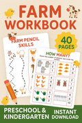 Farm Theme Worksheets for Preschool & Kindergarten – Printable Farm Animal Activities