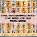 Bible Character Cards for Kids – Printable Christian Flashcards with Verses | Faith Learning Tool for Families & Sunday School