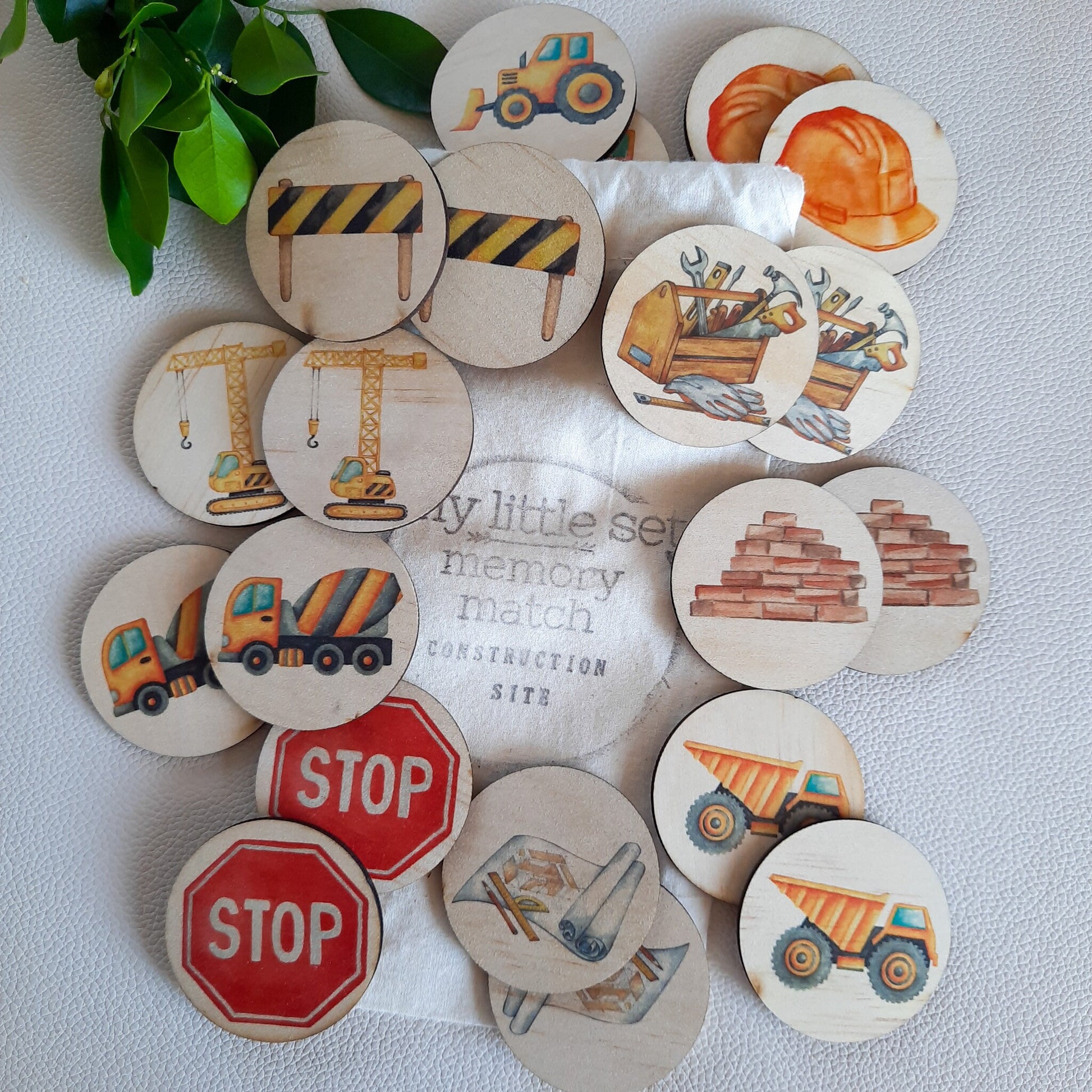 Wooden Memory Game, Construction Game, Memory Match, Story Stones, Educational Resources, Learning Resources, Montessori Toys For Kids