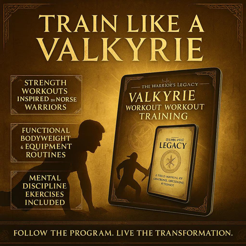 Valkyrie Warrior Workout Training eBook | Norse Fitness Field Manual | At-Home Warrior Strength & Discipline Guide