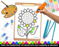 Fall Dot Marker Printable, Fall Do a Dot Activity, Dot Marker Coloring Pages, Fine Motor Activity, Preschool Skills, Fall Dot Marker Sheets