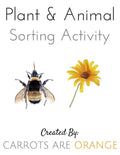 Montessori Science Plant & Animal Sort