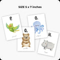 Montessori Flashcards Bundle | ABC Alphabet + Numbers 1–10 | Printable Preschool Learning Cards | Educational Kids Wall Decor