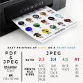 Alphabet Chart Bookface | Montessori Phonics Poster | Educational Resources | Reading | Homeschool & Kid's Room Décor | PDF JPEG | Printable