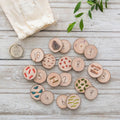 Story Stones, Number Recognition, Number Coins, Tree Slices, Nature Classroom, Counting Coins, Wooden Memory Game, Early Years Outdoors