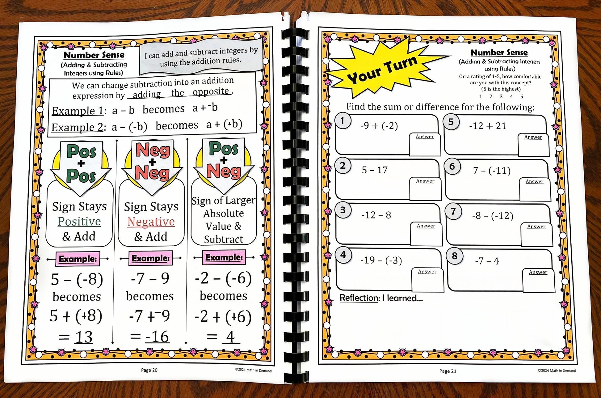 7th Grade Math Workbook
