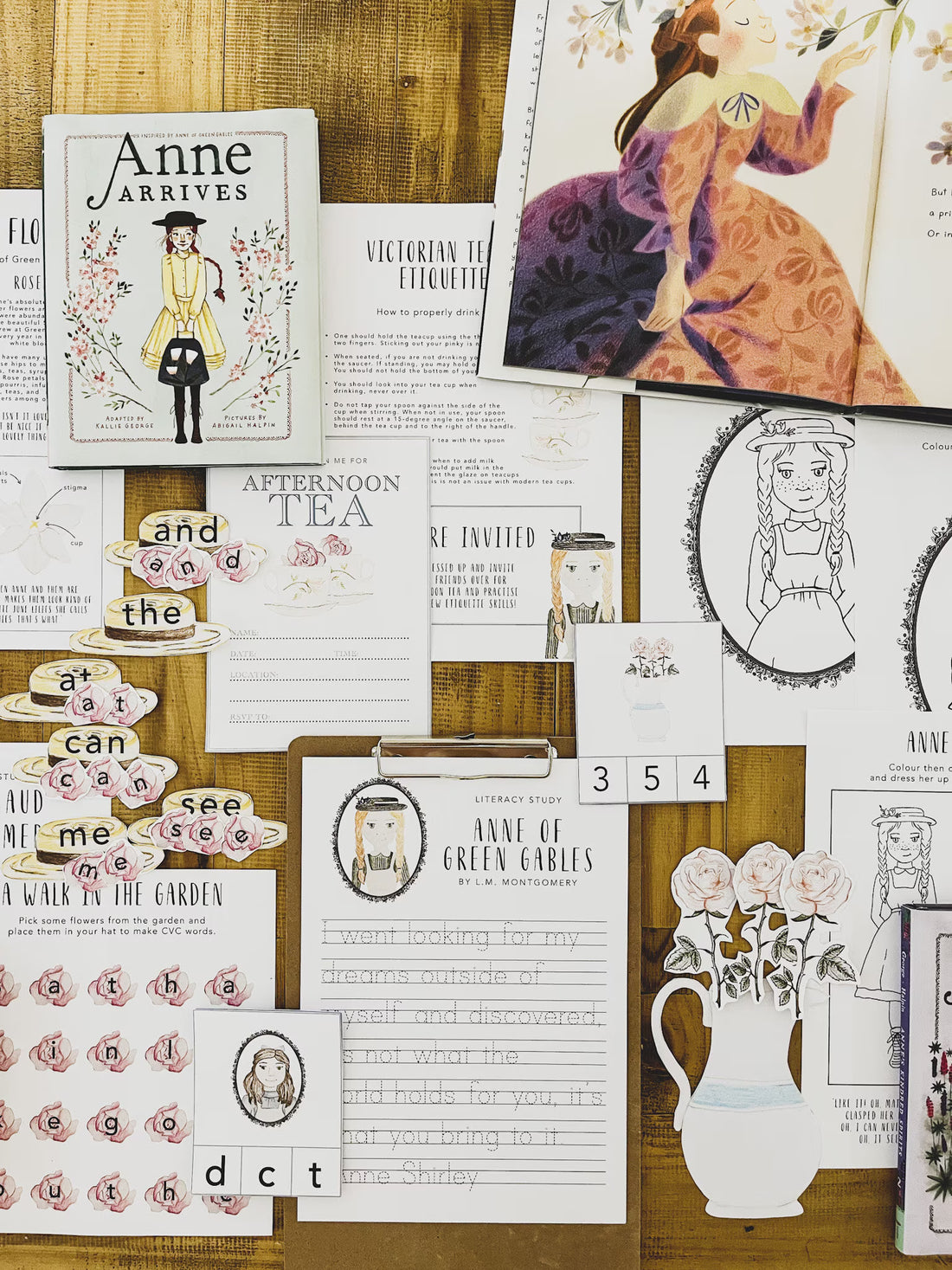 Literacy Mini Study | L.M. Montgomery | Anne of Green Gables Printables