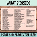 Homeschool Planner Printable, Homeschool Planner, 2025 2026, Homeschool Planner Pages, Homeschool Planning, Teacher Planner Home School
