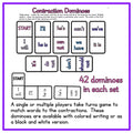 Printable Contraction Games for Elementary: Engaging Practice for School & Homeschool Learning