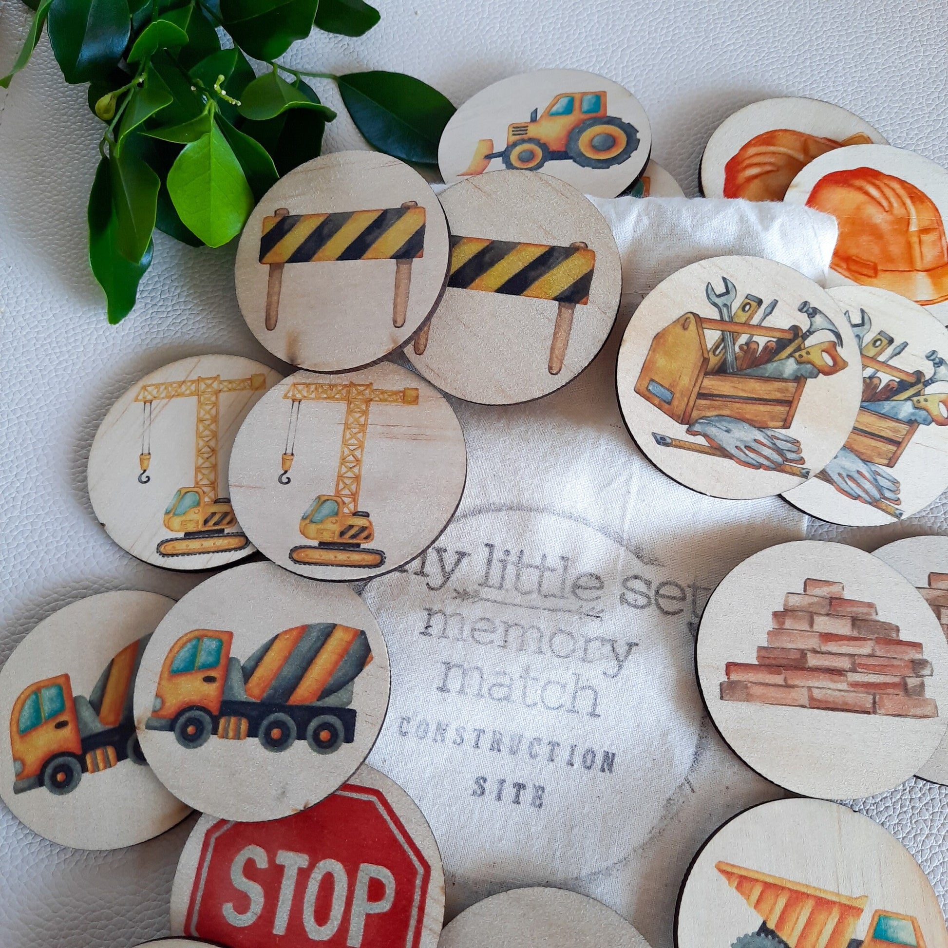 Wooden Memory Game, Construction Game, Memory Match, Story Stones, Educational Resources, Learning Resources, Montessori Toys For Kids