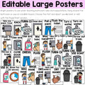 Preschool Classroom Rules Bundle | Posters, Mini Books & Behavior Expectations | Back to School Printables