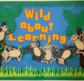 Teachers School Back to School/Summer Bulletin Board For Preschool Classrooms/Cutouts/Wild about School/Summer