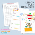 All-in-One Teacher Lesson Plan Organizer | Classroom Planner | Printable | Perfect for Homeschool & Teachers of Grades 1-3